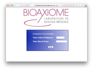 acces a vos resultats bioaxiome